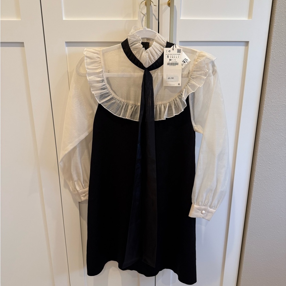 Zara bow dress S